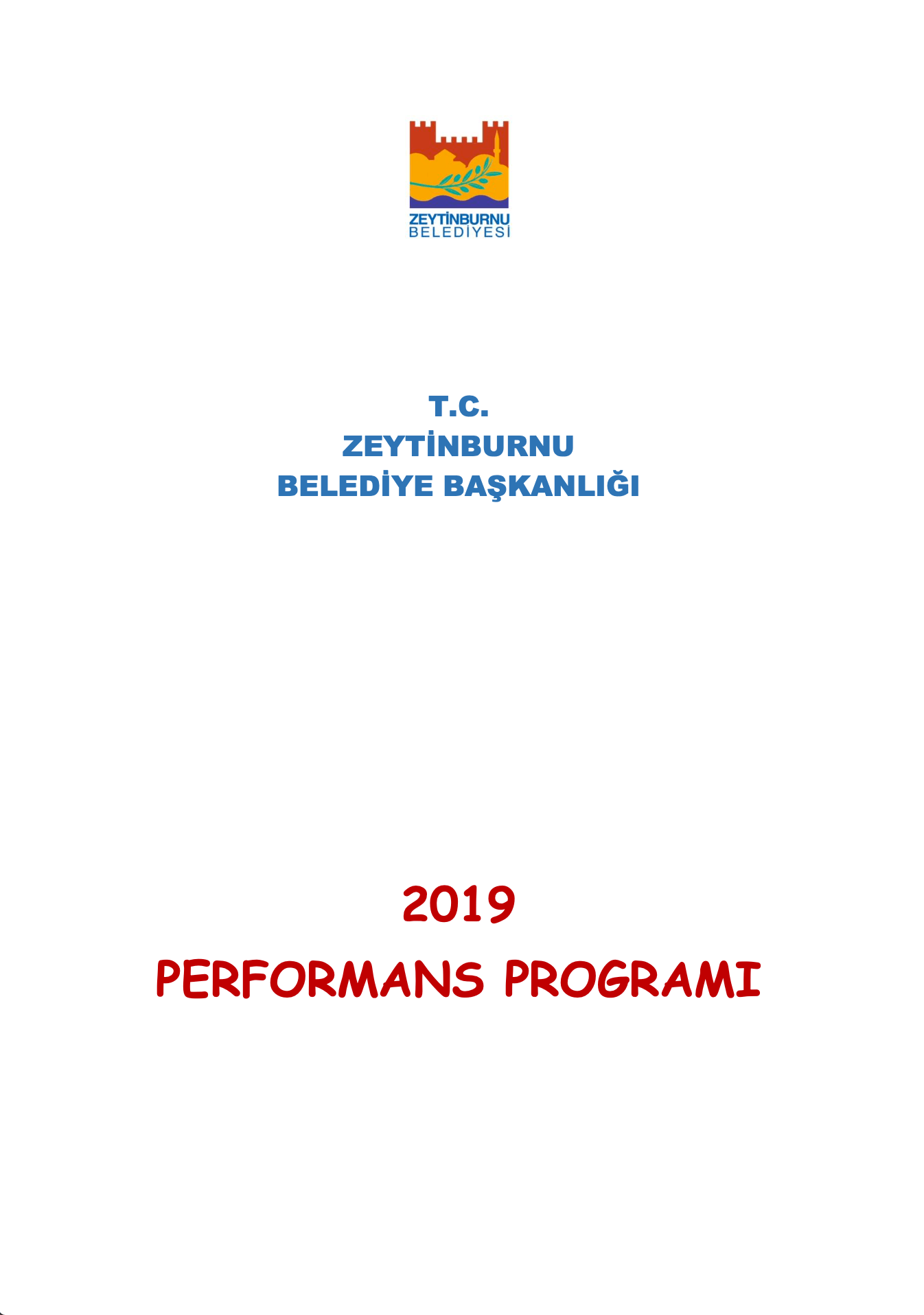 2019 Performans Programı